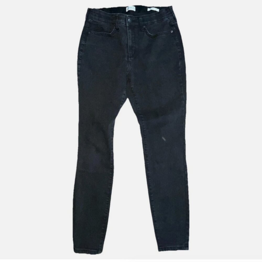 Wonderly Black Skinny Jeans Size 6 Stretch Elastic inside waist